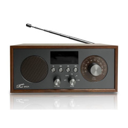 Radio FM LXLTC511BC BRDA BT/USB Przenośne, Brązowo-Grafitowe
