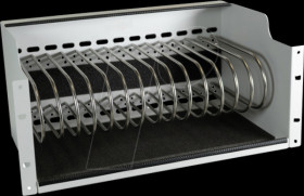 691777GR.3 19" tablet carrier module, 5 U, 27 trays