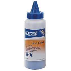 Draper 42967 Plastic Bottle of Blue Chalk for Chalk Line (115g)