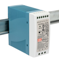 Zasilacz szyny DIN U wy 12V dc I wy 5A U we 85 → 264V ac MEAN WELL 60W impulsowy