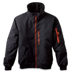 Kurtka lotnicza, ORTEGO, rodzaj Męski, 3XL, Nylon, Czarny