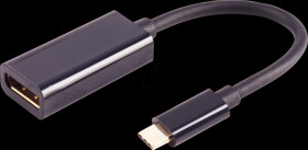 BS14-05061 Adapter, USB-C &gt; DP, 8K at 60 Hz, 0.1 m