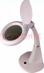 LUPA BIURKOWA 96MM 3D+12D 60LED BIAŁA MODEL 8093