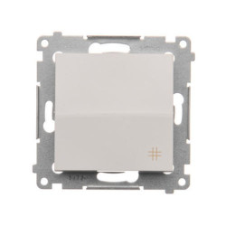 SIMON54 biały DW7.01/11 Łącznik krzyżowy+klawisz