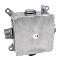 Puszka z wieczkiem aluminiowa IP54 (wyloty dla rurek z gwintem P21) 7121 C_P21