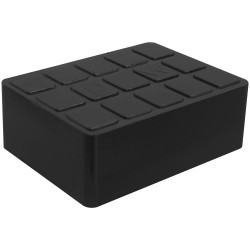 Sealey SJBEX.A02 Rubber Support Block for Viking Jacking Beams 60mm