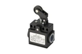 Wyłącznik krańcowy 1R 1Z wolnoprzełączający popychacz stalowy i dźwignia z rolką z tworzywa Ø22 PDP1T38PY11 A37-6973