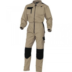 Kombinezon mach spirit zapinany na jeden zamek z poliestru (40) i bawełny (60) 270 g/m? kolor beżowo-czarny rozmiar S CORP M5