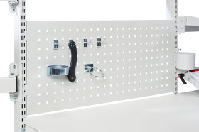 Akcesorium stołu warsztatowego, typ: Panel perforowany, do użytku z: Stół Concept, szer.: 971mm, wys.: 389mm,