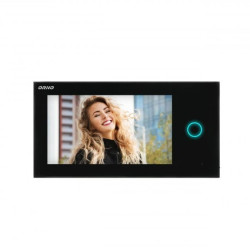 Wideo monitor bezsłuchawkowy, kolorowy, LCD 7, dotykowy, WI-FI, do zestawu APPOS, otwieranie bramy, czarny OR-VID-WI-1068PMV/B