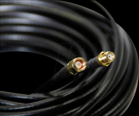 K-102917 Antenna extension, LowLoss, GSM, UMTS, LTE, SMA male / female, 5