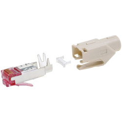 Hirose RJ45C5E-RT RJ45 Plug 8P8C Straight Red