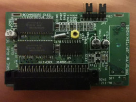 Amiga 601 memory expansion - battery removed