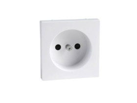 MERTEN SYSTEM M Płytka czołowa mechanizmu gniazda wtykowe bez uziemienia z przesłonami biały actve MTN2030-0325 SCHNEIDER ELECTR