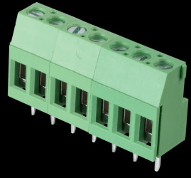 CTB0709/7 Solderable screw terminal - 7-pole, RM 5.08 mm, 90°