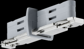 95140 URail accessory current breaker, 70x18 mm, silver