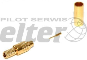 Wtyk MMCX na RG174 zaciskany prosty