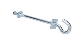 Śruba Hakowa Do Wieszania Uchwytów Odciągowych 12/350Mm Extralink