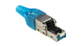 Złącze Ethernet Wtyk Złącze RJ45 Montaż na kablu Cat6a TUK Limited 8-żyłowe