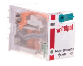 Przekaźnik przemysłowy 4P 24V DC IP40 AgNi R4N-2014-23-1024-WTLD 860412