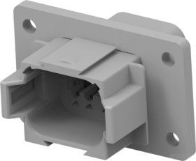 Socket, 8 pole, straight, 2 rows, gray, DT04-08PA-CL03