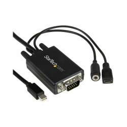 StarTech.com MDP2VGAAMM3M Mini DisplayPort To VGA Adapter Cable With Audio - 3m