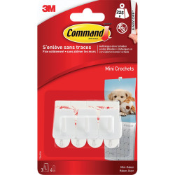 3M 17066FGN Command&#x2122; Mini-hook 29 x 22 x 11 mm White 3 pc