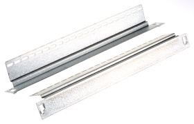 Poręcz szafy, typ: Szyna przesuwna, maks. obciążenie: 25kg, Stal, Aluminium, cynk