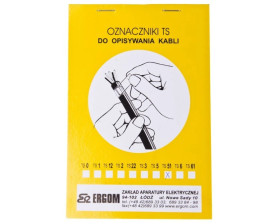 Oznacznik do opisywania ręcznego TS 51 biały E04ZP-02010100700 /20szt./