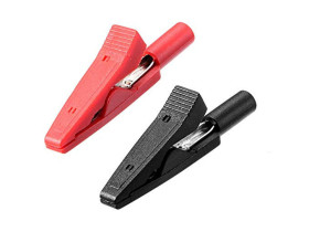 Zacisk krokodylkowy 41mm z wejściem 2mm na szpilkę miernika