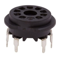 Podstawka Noval 9pin druk micalex Belton, czarna