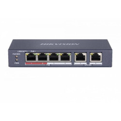 Switch PoE 4xPoE + 2 x uplink do kamer IP i Videodomofonów DS-SW06P-PL
