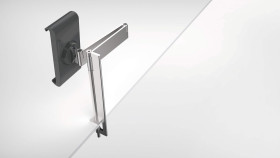 Table tablet support with articulated ar