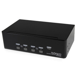 Przełącznik KVM 3.5 mm Stereo SV431DD2DUA, 4-portowy USB 2 2, StarTech.com DVI