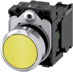 Kompletny układ przycisku SPST średnica wycięcia 22mm, montaż panelowy Siemens