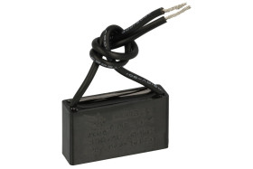 Kondensator; silnikowy (rozruchowy); CBB61; 0,8uF; 450V AC; 14x28x37mm; z przewodami; Shenge; RoHS