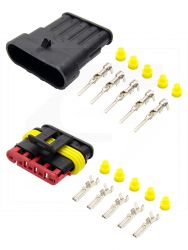 Złącze hermetyczne 5-DR.KPL gn.+wt. 1.5mm2;AMP TYCO 5PIN SUPERSEAL;IP67