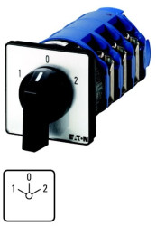 Łącznik krzywkowy 1-0-2 3P 125A do wbudowania T6-3-8212/E/HI12 214781