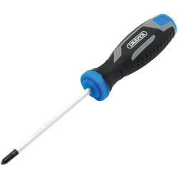 Draper 13443 Pound Thru Phillips Soft Grip Screwdriver, PH1 x 100mm