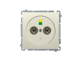 SIMON BASIC Gniazdo ekwipotencjalne - różnicy potencjałów (moduł) zaciski śrubowe: 2.5 4 6 mm2 beż BMGE.02/12 KONTAKT SIMON