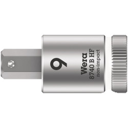 Wera 05003041001 8740 B HF Zyklop In-Hex 3/8&quot; Bit-Socket 9 x 38.5mm