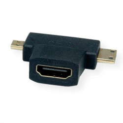 VALUE Adapter T HDMI, HDMI - HDMI Mini + HDMI Micro