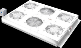 26210273 19-inch roof fan unit, 4 fans, gray