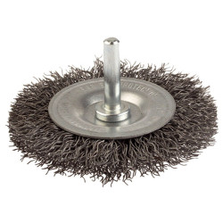 Lessmann 410.123.07 DIY Wheel Brush 50 x 10mm, 0.30 Steel Wire