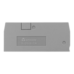 Płytka końcowa do złączki szynowej 1.5mm2 DS1.5-TW DGN D-DS1.5-TW-01P-11