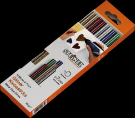 065539 Glitzer Klebesticks Ø 7 mm 16 Stk.