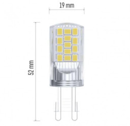 LED CLASSIC JC / G9 / 4 W (40 W) / 470 L