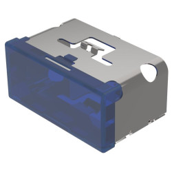 Soczewki do wskaźników, 03-901, Niebieski, Prostokąt, długość: 38