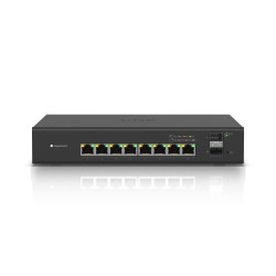 Ubiquiti ES-8-150W | Switch | EdgeMAX EdgeSwitch, 8x RJ45 1000Mb/s PoE+, 2x SFP, 150W