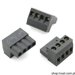 120-A-111-04-GY Plug-in Screw Connector 4Pin Gray PLUG WECO